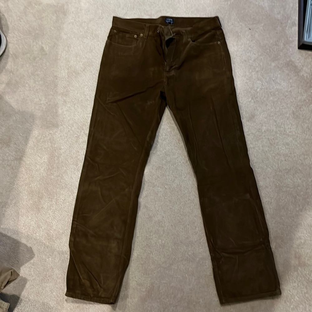 Dark brown corduroy pants